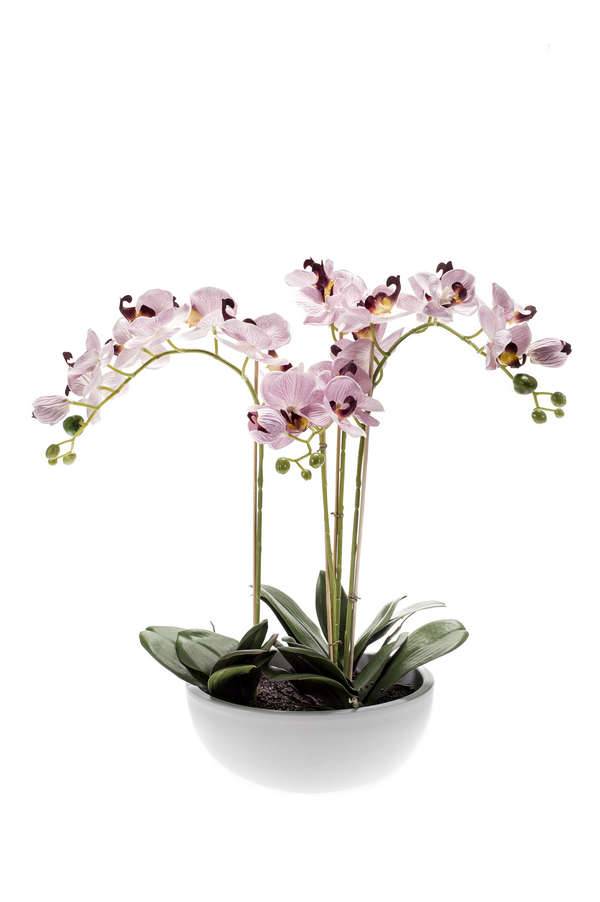 Compra Orchidea artificiale in vaso da 60 cm, colore rosa all'ingrosso