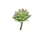 Sedum rubrotinctum artificiale AOLUO su stelo, verde-rosso, 16cm