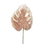 Foglia di filodendro artificiale Monstera Deliciosa AOSHUN, rosa, 70 cm