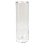 Glas Vase Zylinder SANYA OCEAN, klar, 25cm, Ø10cm