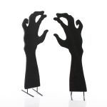 Halloween Silhouette Hände SPOOKY HANDS, schwarz, 40cm