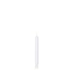 Candela da tavolo CHARLOTTE, bianco immerso, 18,5cm, Ø2,1cm, 6,5h - Made in Germany