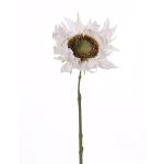 Girasole artificiale JANIKA, crema, 60cm, Ø12cm