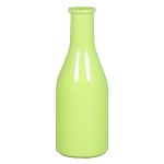 Bottiglia decorativa ANYA, vetro, verde chiaro, 18cm, Ø6,5cm