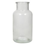 Glasflasche LORRIE, klar, 16cm, Ø8,5cm