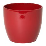 Vaso per piante in ceramica TEHERAN BASAR, rosso vino, 12cm, Ø13,5cm