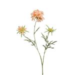 Scabiosa artificiale MARUA, pesca, 80cm