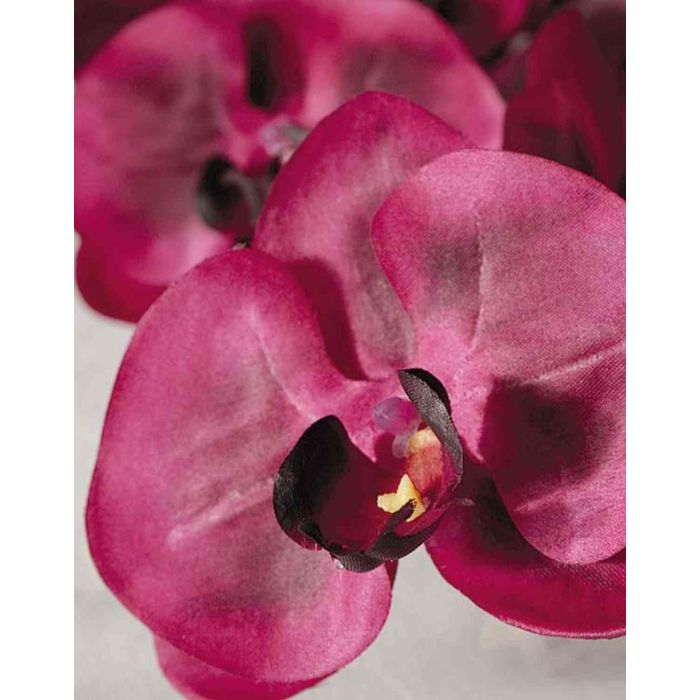 Ramo artificiale di orchidea phalaenopsis MIRABELLA, rosso