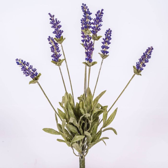 Lavanda artificiale, 9 spighe, viola, 45 cm - artplants Fiori artificiali