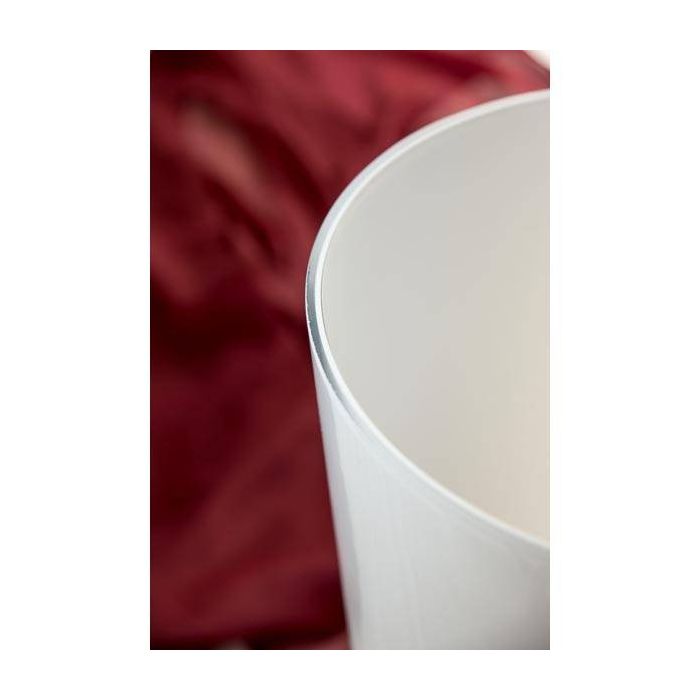 Vaso da terra conico ANNA AIR in vetro, bianco, 70cm, Ø22cm