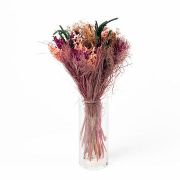 Bouquet di fiori secchi ZACHARY, capsule di frutta, baccelli, marrone,  27cm, Ø29,5cm