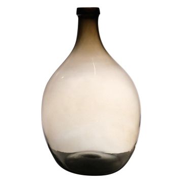 Vaso a palloncino in vetro OMAIA, riciclato, arancione-marrone-trasparente, 43cm, Ø29cm