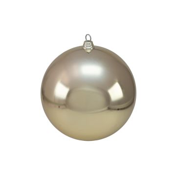 Pallina per l'albero di Natale TEODORA, cappuccino brillante, Ø30cm