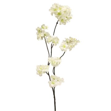 Ramo artificiale di prugna OUNALI con fiori, bianco, 85 cm