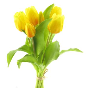 Bouquet di tulipani artificiali LONA, giallo, 30 cm