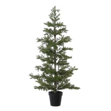 Albero di Natale artificiale EDELIRA in vaso decorativo, 90cm