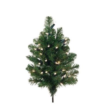 Albero di Natale decorativo DARKONO su gambo, LED, 45 cm