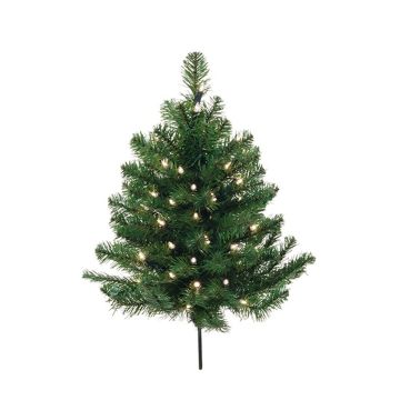 Albero di Natale decorativo DARKONO su gambo, LED, 60cm