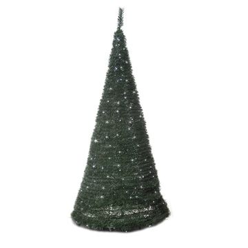 Albero di Natale artificiale a piramide EKEKA, LED, 210cm