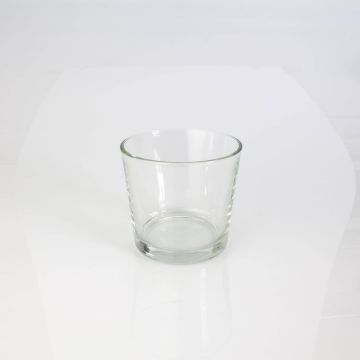 Vaso da piante in vetro ALENA, trasparente, 10,5cm, Ø11,5cm