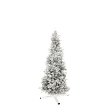 Albero di Natale artificiale CHRISTOBAL, metallico-argento, 180cm, Ø65cm