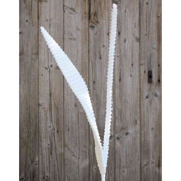 Foglie artificiali di aloe aristata ALESANDRO, glitter, bianco, 95cm