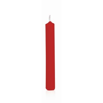 Candele a bastoncino MEDIALA, 20 pezzi, rosso, 9,6cm, Ø1,3cm, 1,5h