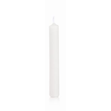 Candele a bastoncino MEDIALA, 20 pezzi, bianco, 9,6cm, Ø1,3cm, 1,5h