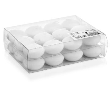 Set di 24 candele galleggianti ORNELLA, bianco, Ø4,5cm, 4h