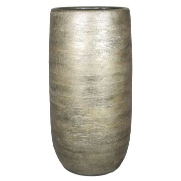 Vaso da fiori in ceramica AGAPE con grano, oro, 60cm, Ø29cm