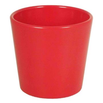 Vaso in ceramica per orchidee BANEH, rosso, 12,5cm, Ø13,5cm