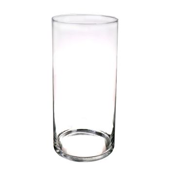 Vaso da terra in vetro SANYA AIR, cilindro, trasparente, 60cm, Ø19cm