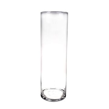 Vaso da terra in vetro SANYA AIR, cilindro, trasparente, 50cm, Ø15cm