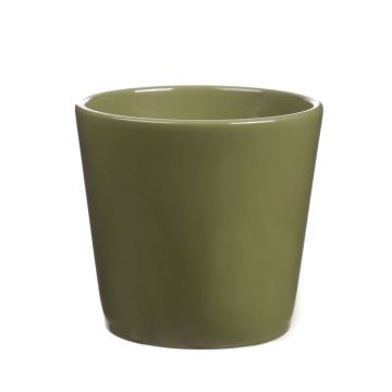 Vaso da fiori in ceramica GIENAH, verde, 12,5cm, Ø13,5cm