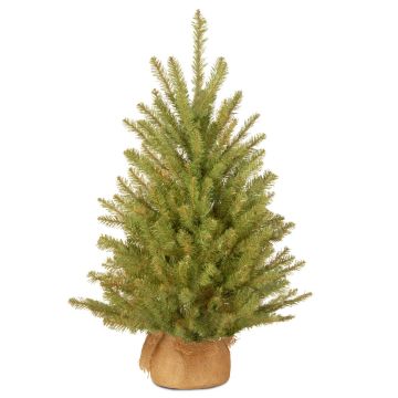 Albero di Natale artificiale NUUK, sacco di juta, 60cm, Ø40cm