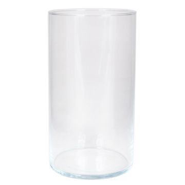 Vaso di vetro SANNY, cilindro, trasparente, 29,5cm, Ø15,8cm