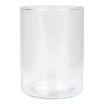 Vaso di vetro SANNY, cilindro, trasparente, 20cm, Ø15,1cm