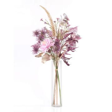 Bouquet artificiale di Capodanno MENAMI, amamelide, viola-champagne, 95cm, Ø45cm